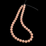peach jade beads 10mm