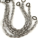 Pewter Oval Beads 10 x 6mm