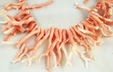 Vintage Pink Coral Branch Beads 