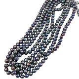 Peacock pearls round freshwater
