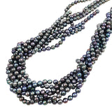 Freshwater Peacock pearls round