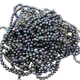 Peacock pearls round freshwater