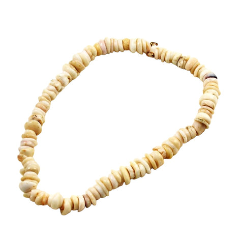Hawaiian Puka Shell Beads Strand Vintage