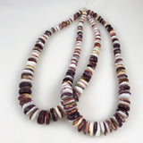 Purple Spiny Oyster Shell Heishe Beads
