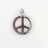 Rainbow Peace Charm Sterling & Enamel