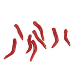Italian Red Coral Horn Beads