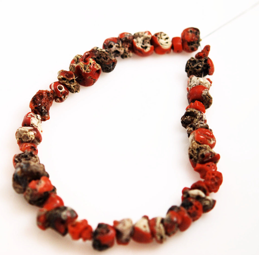 Italian Red Coral Nuggets Natural
