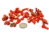 Italian Red Coral Chip Beads