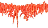 natural orange coral beads