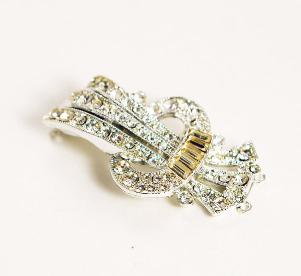 Rhinestone Clasps Elegant Vintage NOS Estate Beads & Jewelry
