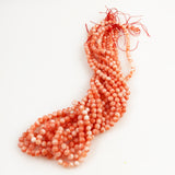 Salmon Pink Coral Beads Strands 4mm