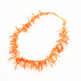 Salmon Pink Branch Coral Necklace