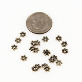 Silver Plated Star Spacer Beads