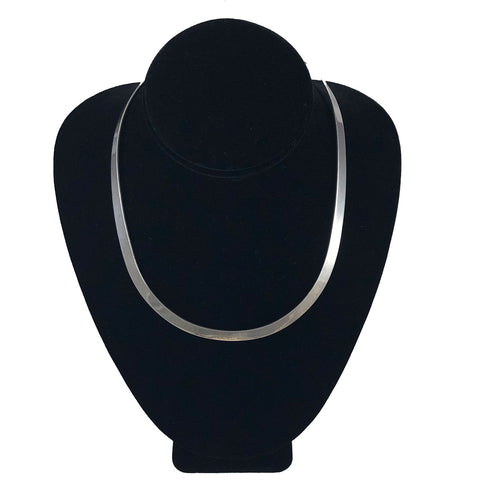 Sterling Silver Neck Wire Necklace Vintage