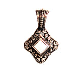 Ornate Sterling Silver Mother of Pearl Pendant