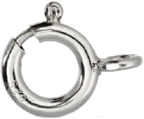 Sterling Spring Ring Clasps 6mm