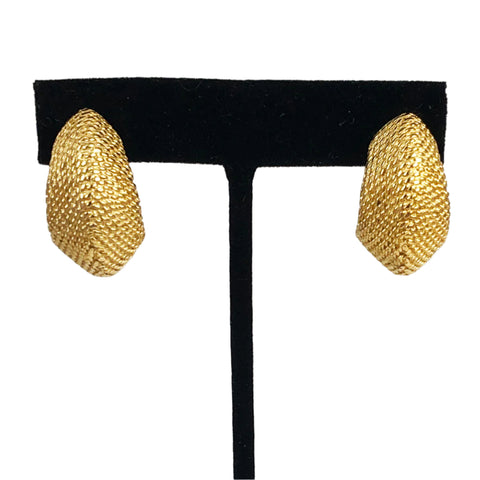 Trifari Gold Vintage Earrings