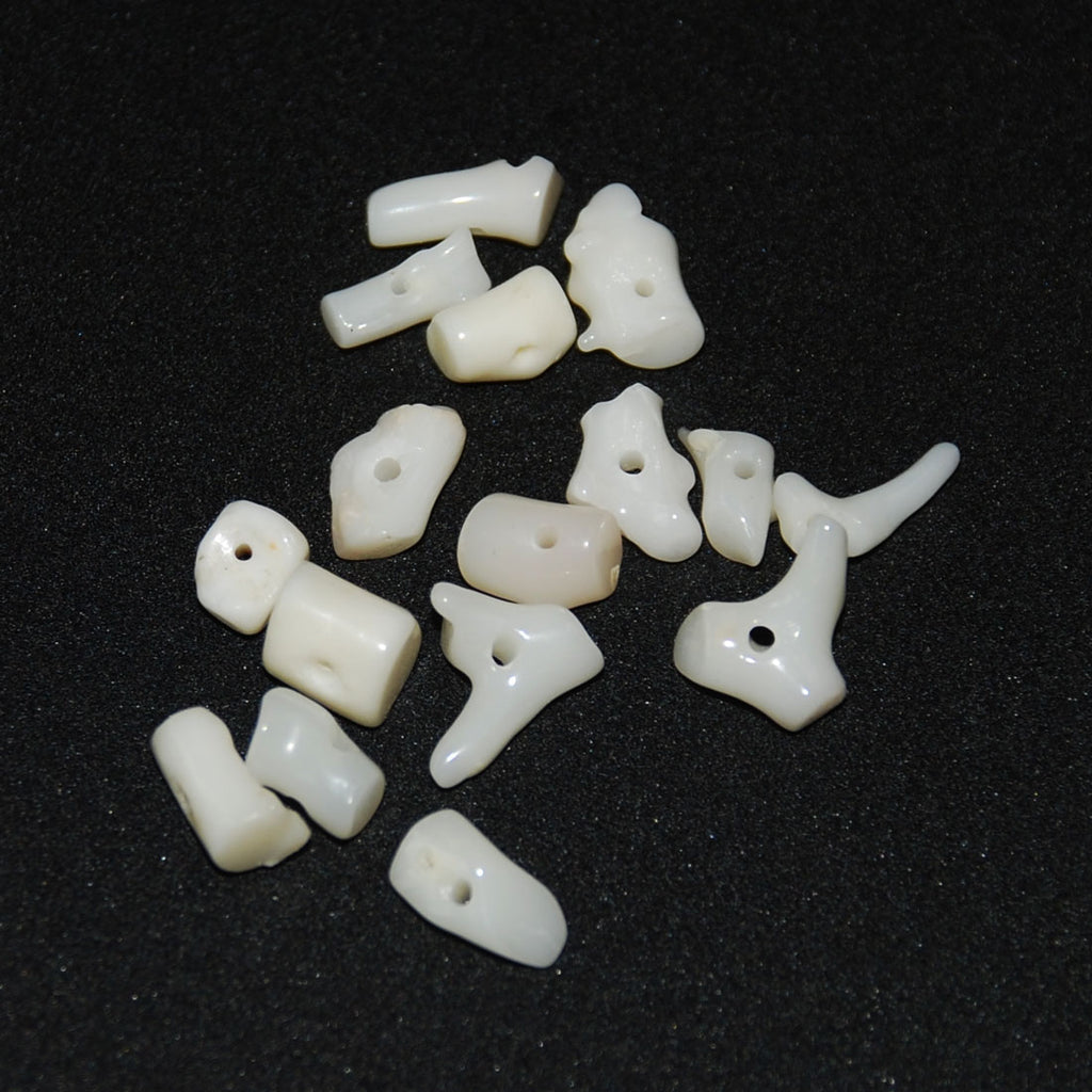 White Coral Frangia Branch Beads