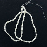White mother of pearl beads