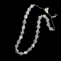 Swarovski Model 36 10mm White Givre Graduated strands Rare Crystal Beads