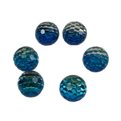 Swarovski 4861 Fireball Crystals in Bermuda Blue 10 & 14mm Mint in Box