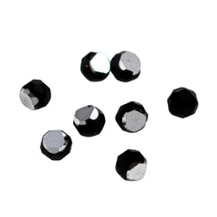 Swarovski 4861 Fireball Crystals in Jet 6mm Mint Rhinestones 12