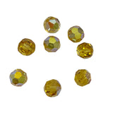 Vintage Swarovski Light Topaz AB Crystal Beads 5000 10mm