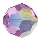 Swarovski Light Amethyst AB 10mm Crystal Beads 5000