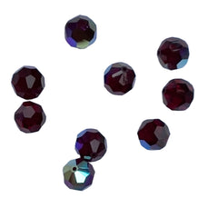 Swarovski Garnet AB 10mm Crystal Beads 5000