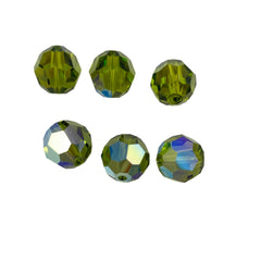 Swarovski Olivine AB 10mm Crystal Beads 5000