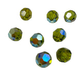 Swarovski Olivine AB 10mm Crystal Beads 5000