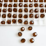 Swarovski Light Smoked Topaz 8mm Crystal Beads 5000 