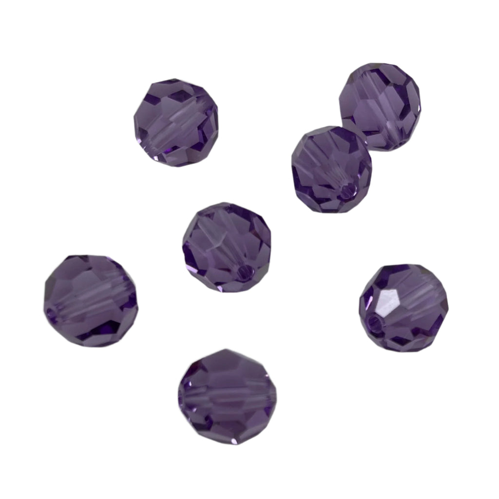 Swarovski Tanzanite 8mm Crystal Beads 5000