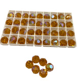Swarovski Topaz AB Crystal Beads 5000 12mm