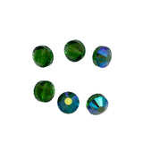 Swarovski crystals Art. 349/5101 8mm Green Turmaline AB Beads 