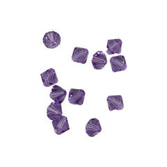 Swarovski 5301 Tanzanite Beads 8mm Crystals 6 Vintage