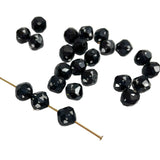 Swarovski 5309 crystal Cosmo Jet crystal beads 8mm Austrian 6 Vintage