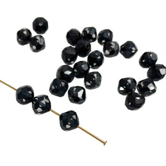Swarovski 5309 crystal Cosmo Jet crystal beads 8mm Austrian 6 Vintage