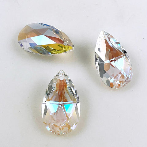 Swarovski Crystal 8721 Strass Teardrop Pendants