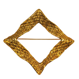 Judith Green Gold Brooch Designer Signed Vintage