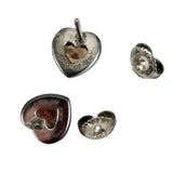 James Avery 14K & Sterling Silver True Heart Ring & Earrings Size 9