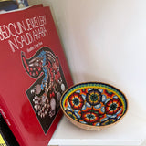 Huichol Mexico Beaded Gourd Bowl Prayer