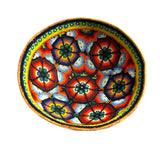 Huichol Mexico Beaded Gourd Bowl Prayer