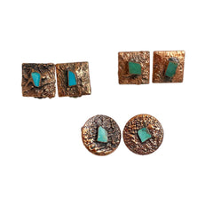 Bell Trading Turquoise & Copper Corinthian Earrings