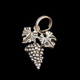 Sterling Silver Grapes Vintage Charm