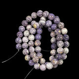 Chariote Gemstone 12mm Round Beads