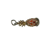 Crea Sterling Silver Pineapple Charm Pendant Vintage