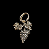 Sterling Silver Grapes Vintage Charm