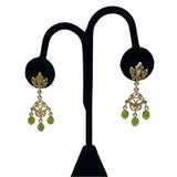 Erwin Pearl Green Chandelier Earrings