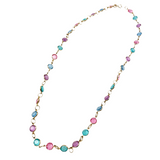 Pastel Crystal Necklace by Two Sisters